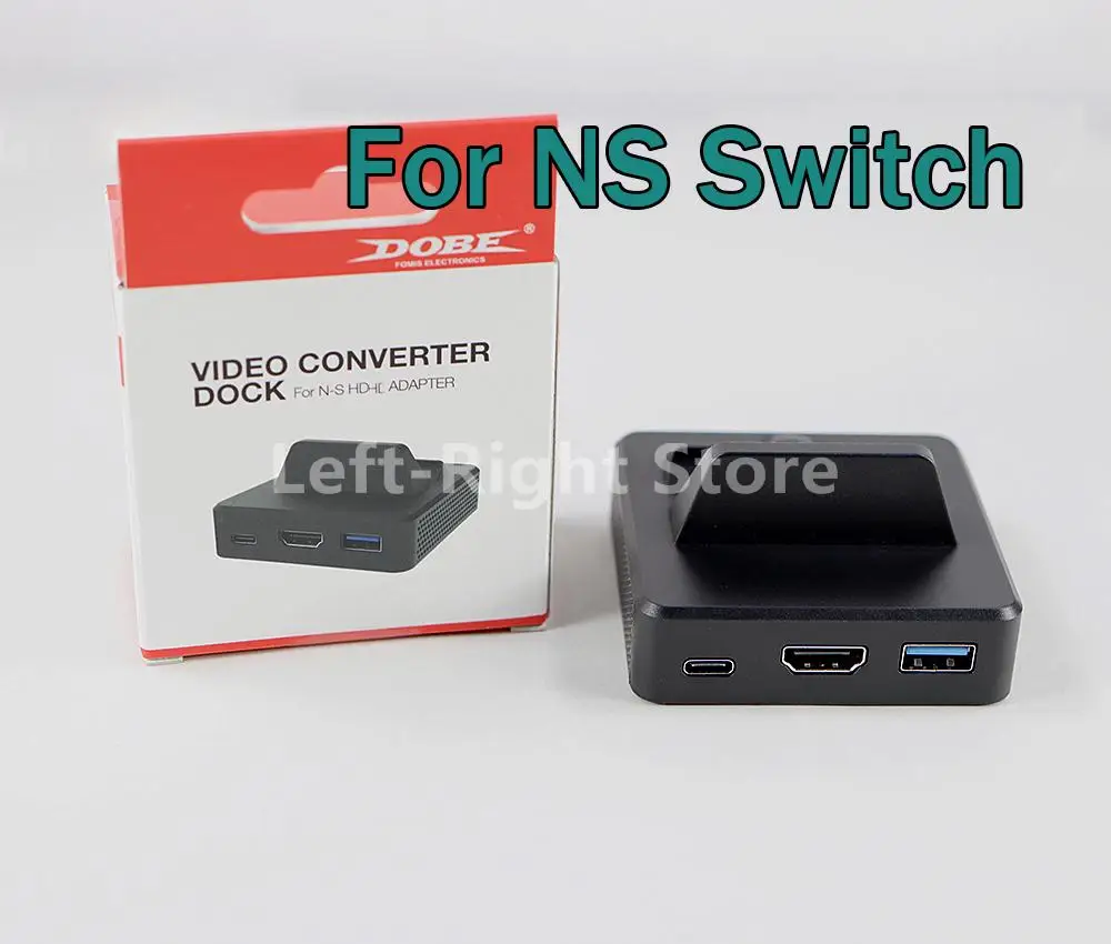 20PCS Dobe USB 3.0 NS 스위치 용 휴대용 tv베이스 HDMI-TV 비디오 어댑터 변환 유형-C 충전기 스탠드와 호환 가능