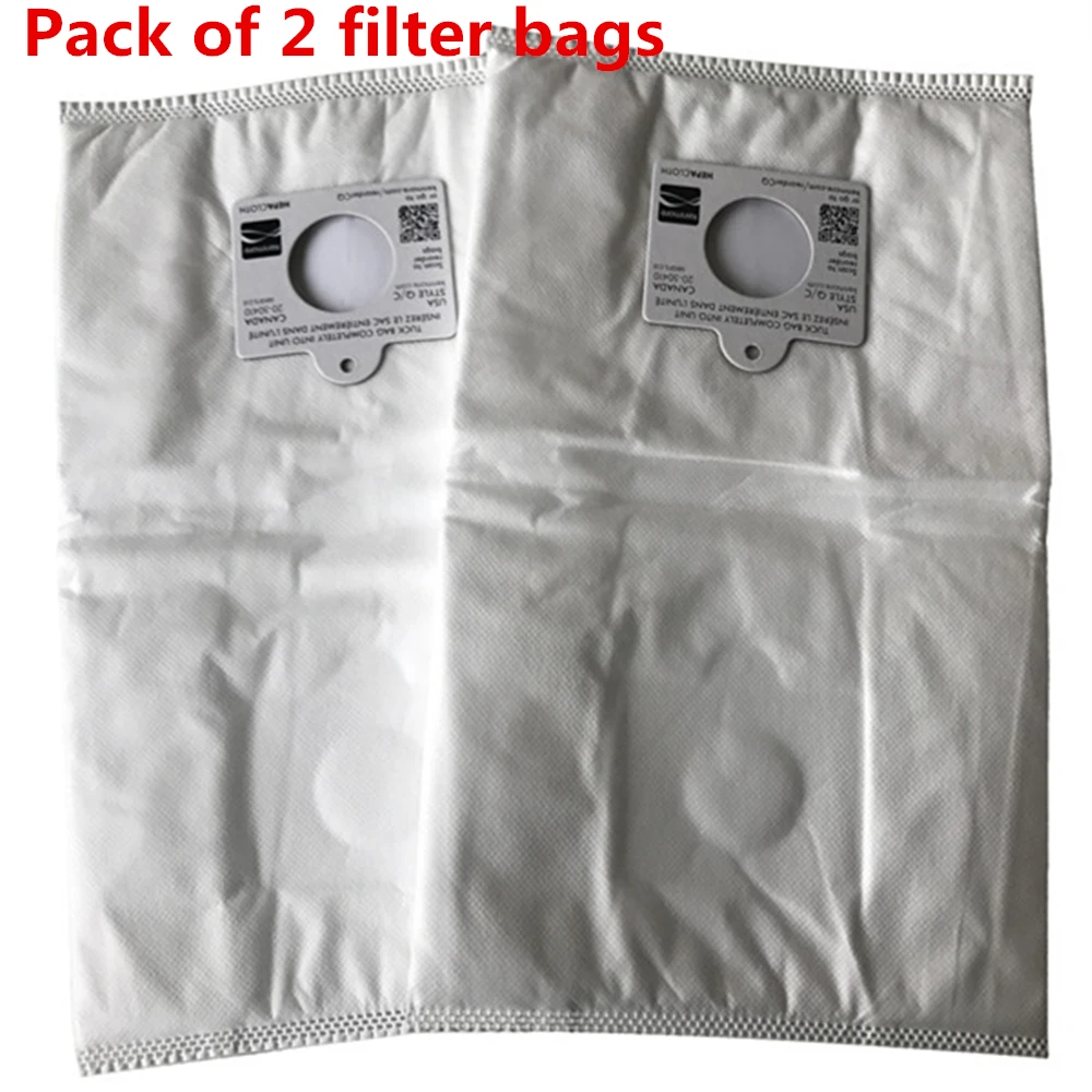 Kenmore canister vacuum filter bags fit Q/C style vacuums #53291--2pcs/pk 
