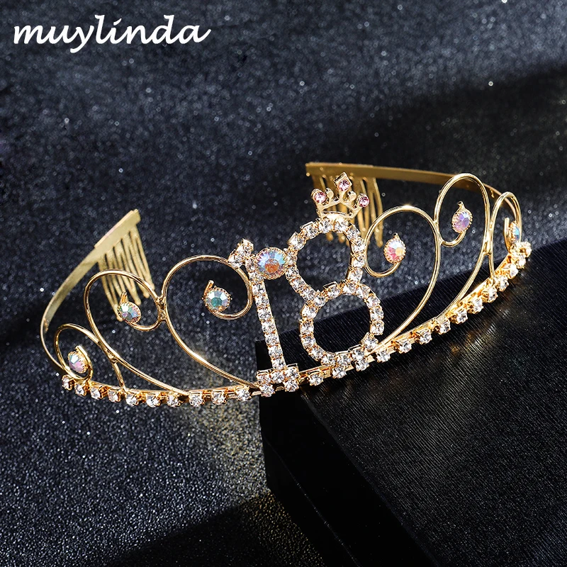 Аксессуары muylinda для дня рождения 16 /18/30 аксессуары девочек прозрачные стразы