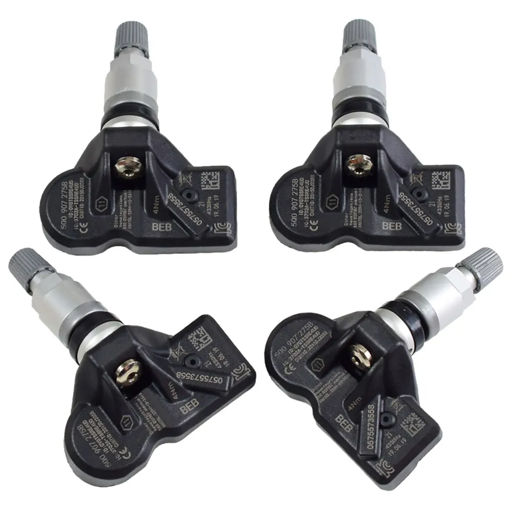 

4Pcs 433Mhz Tire Pressure Monitoring Sensor 5Q0907275B TPMS Sensor For VW Touareg Audi Porsche Skoda Kodiaq 5Q0907275