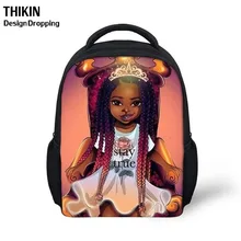 THIKIN/Быстрая ; африканский школьный рюкзак для маленьких девочек в африканском стиле; милый школьный рюкзак для хранения с героями мультфильмов; милая сумка для книг для девочек