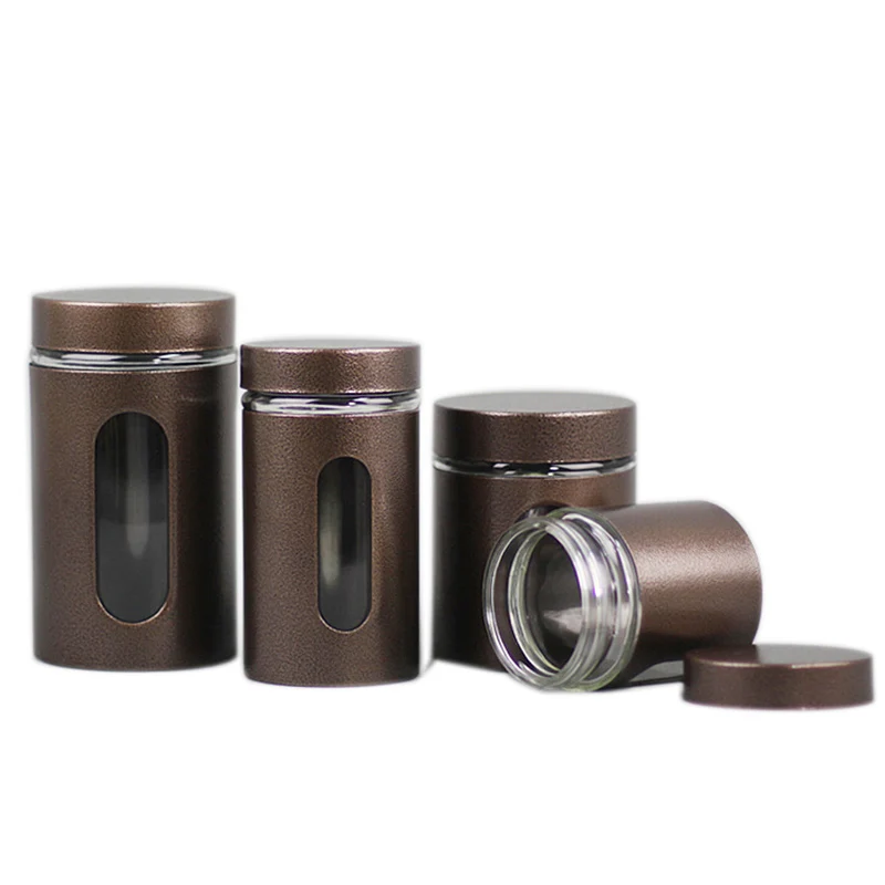 

Xin Jia Yi Packaging Customized Round Chinese Tea Tin Box With Clear Window And Handle Lunch Tin Box