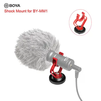 

BOYA Shoe Anti-shock Shock Mount for BY-MM1 Shotgun Microphone On DSLR Camera Mic Stand Hotshoe Shockmount Microphone Accessorie