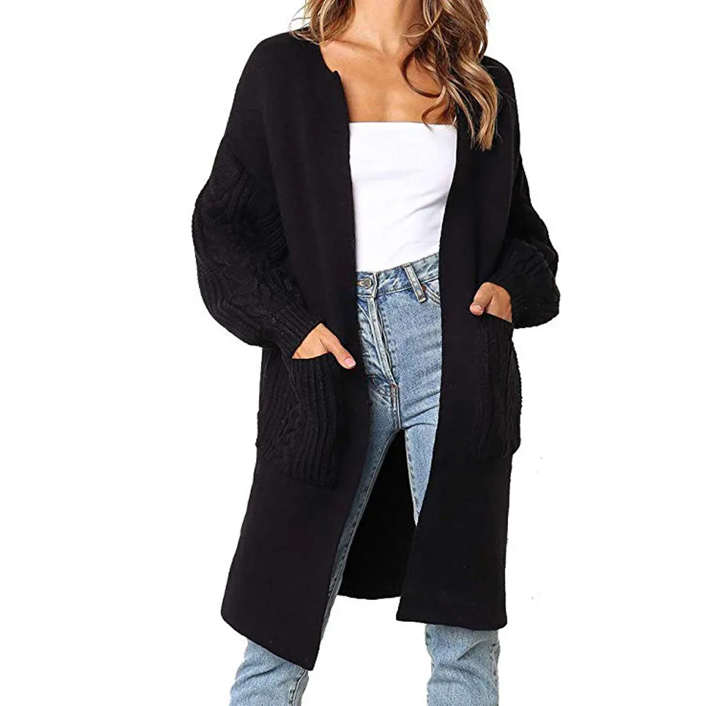 

JAYCOSIN Knitted Cardigan Women's Sweater Autumn Knit Sweater Sueter mujer invierno 2019 Cardigan Winter Clothes Women 19AUG28