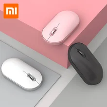Xiaomi MIIIW Бесшумная Двухрежимная мышь Air Беспроводная Bluetooth/2,4 ГГц оптическая мышь для компьютерный коврик для использования в офисе и дома