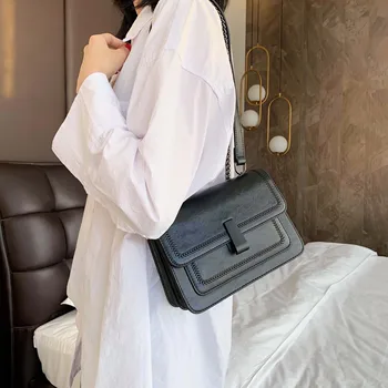 

Nindot Mini Crossbody Bags For Women 2020 Chain Vintage Leather Design Quality Shoulder Messenger Bags Female Travel Handbags