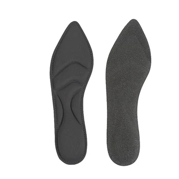 

1 Pair Cushion Inserts Comfort Insoles High Heels Massage Practical Soft Shoes Flat Foot Durable 4D Sponge Arch Support Pad