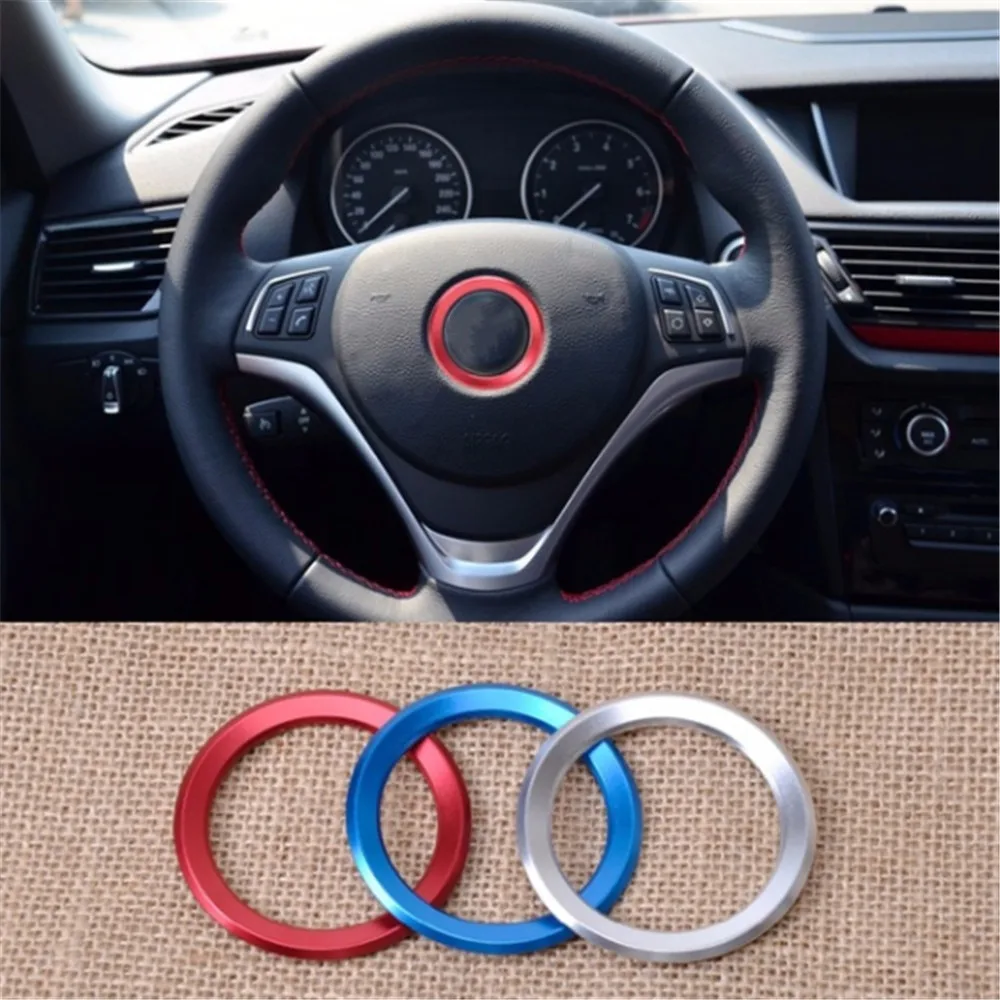 

Car Styling Steering Wheel Aluminum Alloy Car Steering Wheel Decoration Ring Cover Case for BMW All Series Car Accessorie