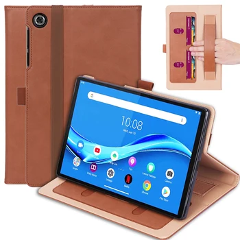 

Magnetic Case For Lenovo Tab M10 FHD Plus TB-X606F TB-X606X 2nd Gen 10.3 inch Built in Pocket Hand Strap with Auto Wake/Sleep