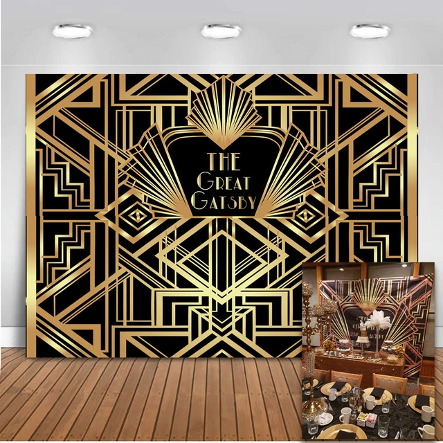 Mehofoto Great Gatsby Photography Backdrop 1920s Black And, 55% OFF