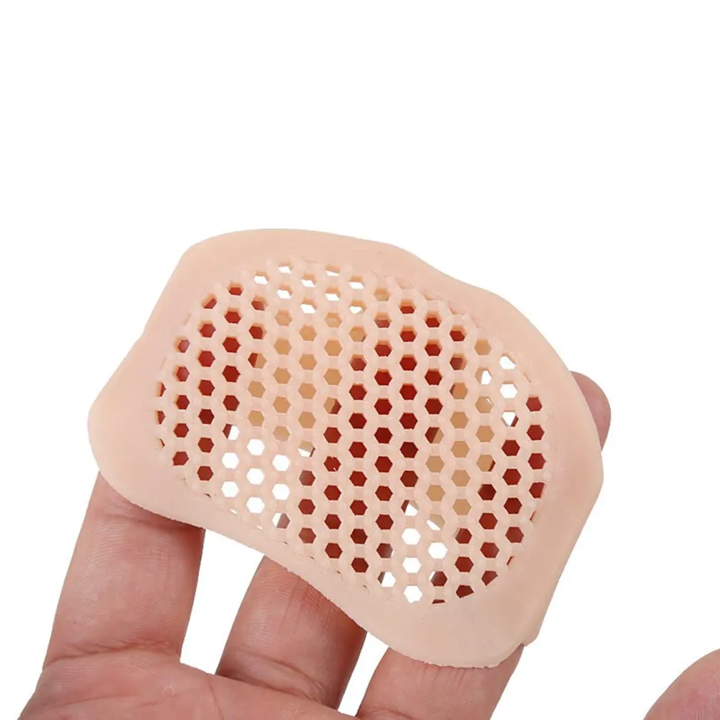 SEBS Silicone Toe Pad Honeycomb Forefoot Cushion Pad Shock Absorption Massage Anti slip Toe Bracer Foot 3