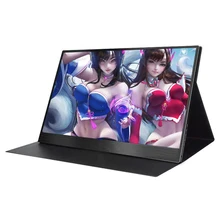 المحمولة رصد 15.6 بوصة تعمل باللمس الكمبيوتر IPS شاشة الكريستال السائل 1080p 4k HDMI نوع C USB لأجهزة الكمبيوتر المحمول xbox التبديل ps4 شاشة عرض ألعاب(China)
