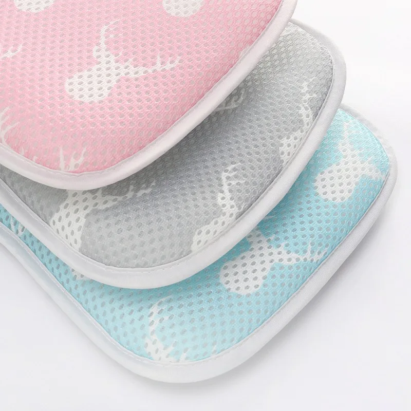 Всесезонная детская одежда для мальчиков и девочек дышащие моющиеся анти плоская голова детские 3D подушки 3D сетка голова из ткани