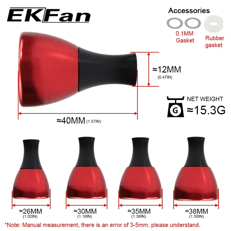 EKFan New Design Fishing Reel Handle Knob For SHI&DAI Spinning&Bastcast Reel Handle Part Accessory
