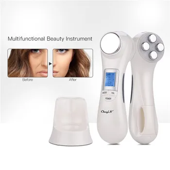 

RF Facial Skin Tightening Massager Anti Aging Wrinkle Removal Beauty Hammer EMS Ultrasonic Photon Therapy Beauty Instrument 31