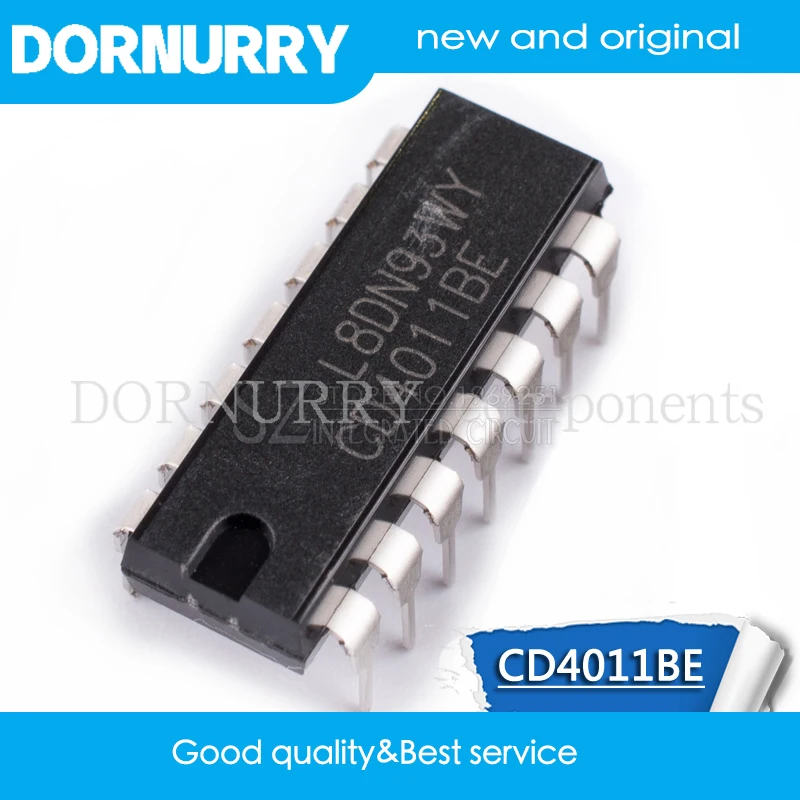 

1pcs CD4011BE DIP14 CD4011 DIP 4011 DORNURRY