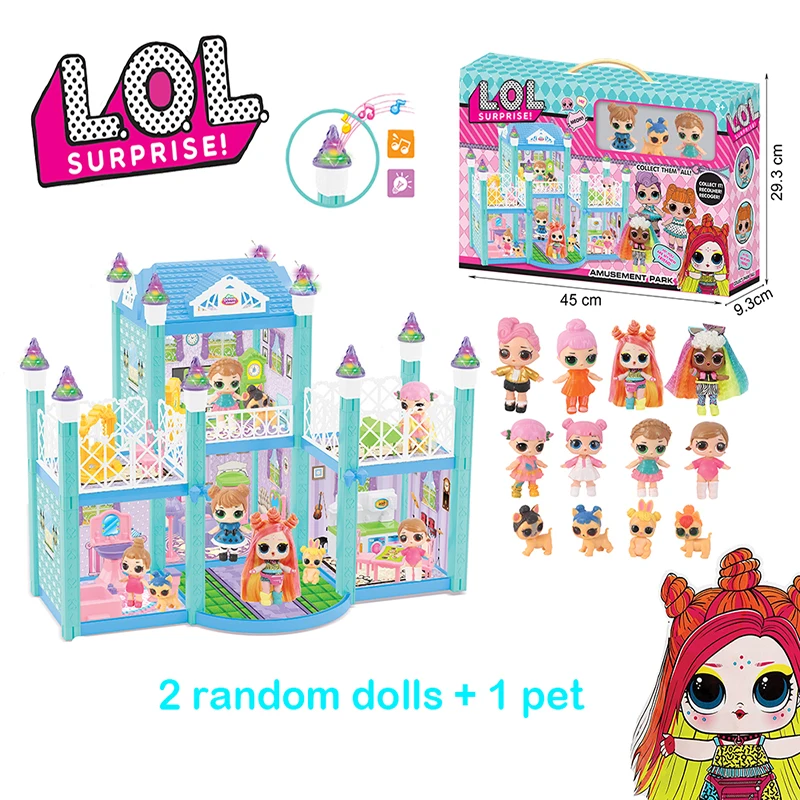 diy lol surprise doll house