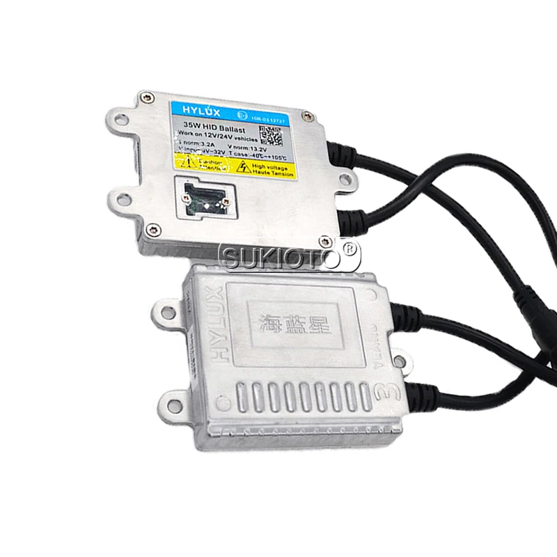 SUKIOTO 2PCS AC 35W Hylux A2088 Ballast HID Xenon Kit Headlight For H1 H7 H11 9005 9006 D2H Auto Headlamap Bulb Car Styling (5)