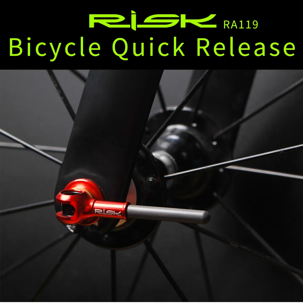 Quick Release Skewers Carbon Fiber MTB Road Bike Hub Ti Shafts QR Levers Cycling