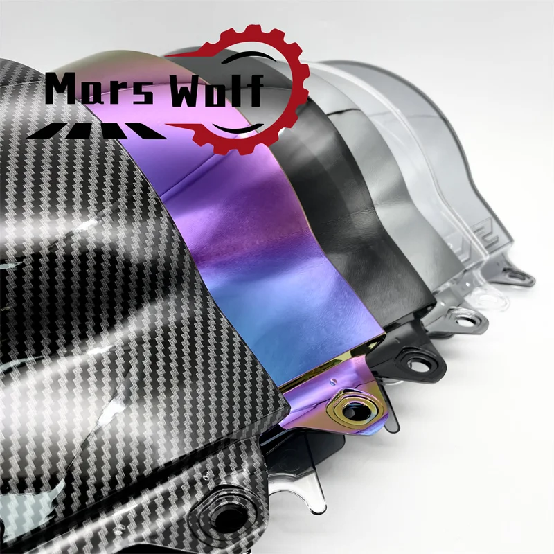 Motorcycle Double Bubble Sport Windshield WindScreen Deflector Visor Viser For YAMAHA YZF R15 V3.0 2017-2021 YZF-R15 V3