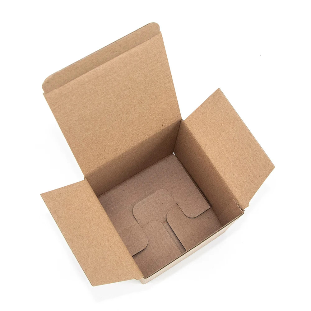10pcs / kraft paper box rectangular black pink gift box 3-layer corrugated paper packaging small box custom size/printing logo