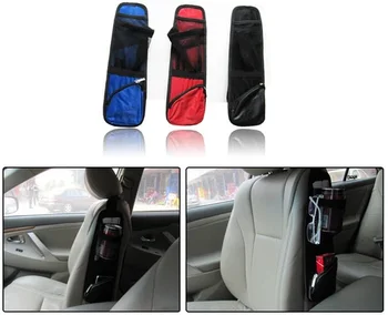 

2019 Car Seat Storage Bag Organizer For Stowing Tidying Auto Seat Side Bag Hanging Pocket Bags Nylon Sundries Holder car-styling