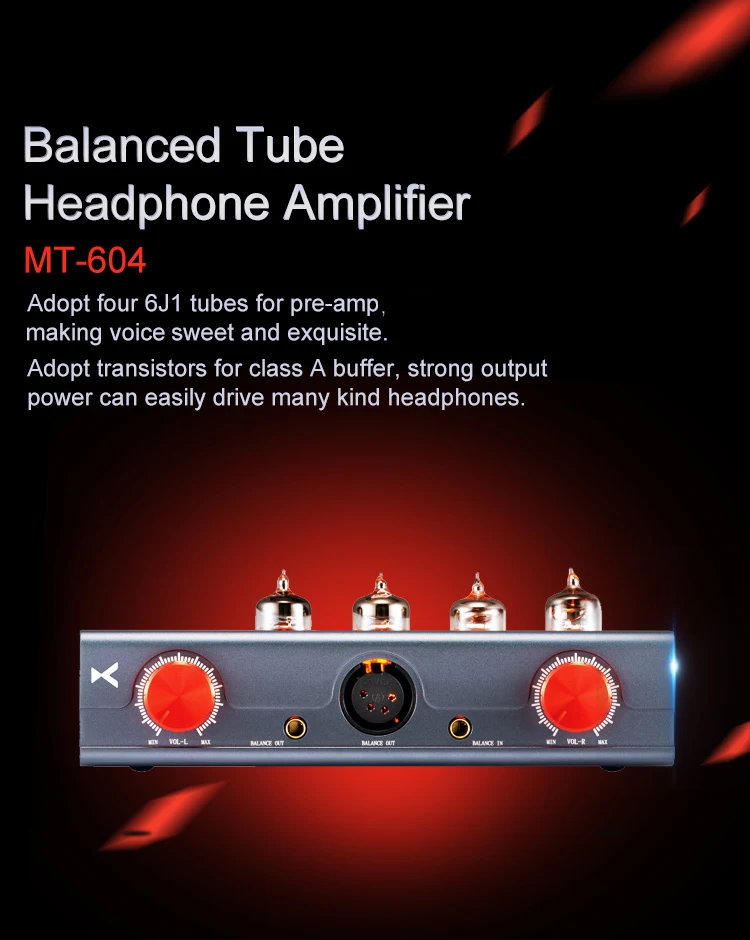 Xduoo Mt-604 Balanced Tube Headphone 