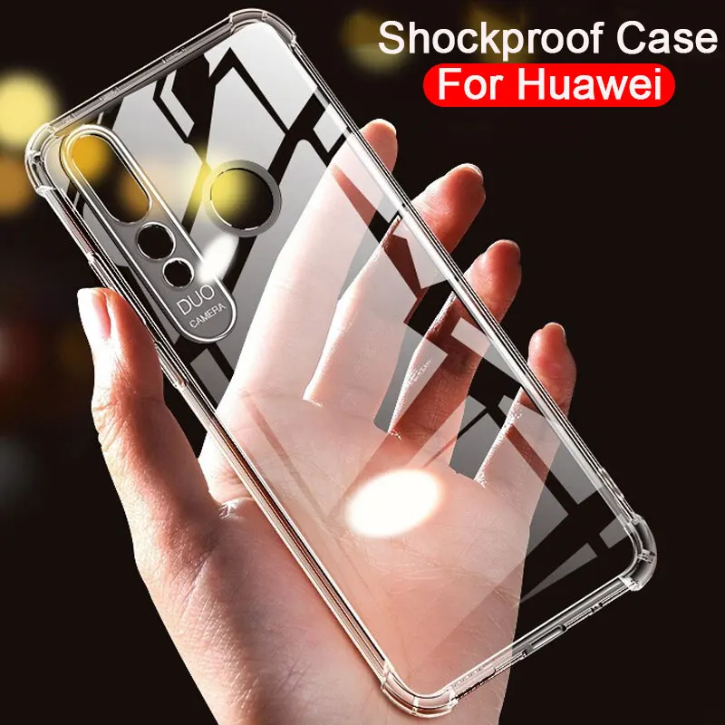 Luxury Shockproof Case For Huawei P20 P30 Pro Mate 20 Lite Cover Soft Silicone Nova 3 3i P Smart Honor 8X View |