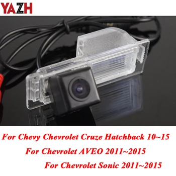 

YAZH For Chevrolet AVEO Sonic Cruze Hatchback 2010-2015 HD CCD Car Rearview Parking Reverse Backup Rear View Camera Night Vision