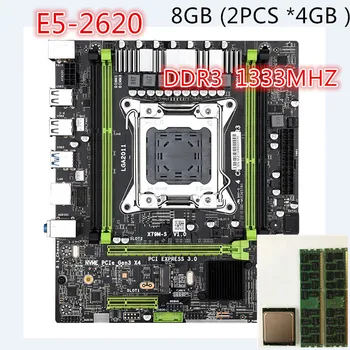 

JSFFFL X79 chipset motherboard set with LGA2011 combos Xeon E5 2620 CPU 2pcs x 4GB = 8GB memory DDR3 ECC RAM 1333Mhz