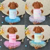 Funny Dog Fashion Wedding Dress Skirt Puppy Clothing