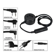 

TCI PTT adapter is suitable for tactical electronic protective earmuffs hunting shooting headset