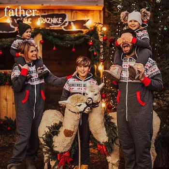 

Family Matching Outfits Clothing Christmas Pajamas Set Jumpsuit Adult Kid Cute Party Nightwear Pyjamas Car Print Sleepwear Suit