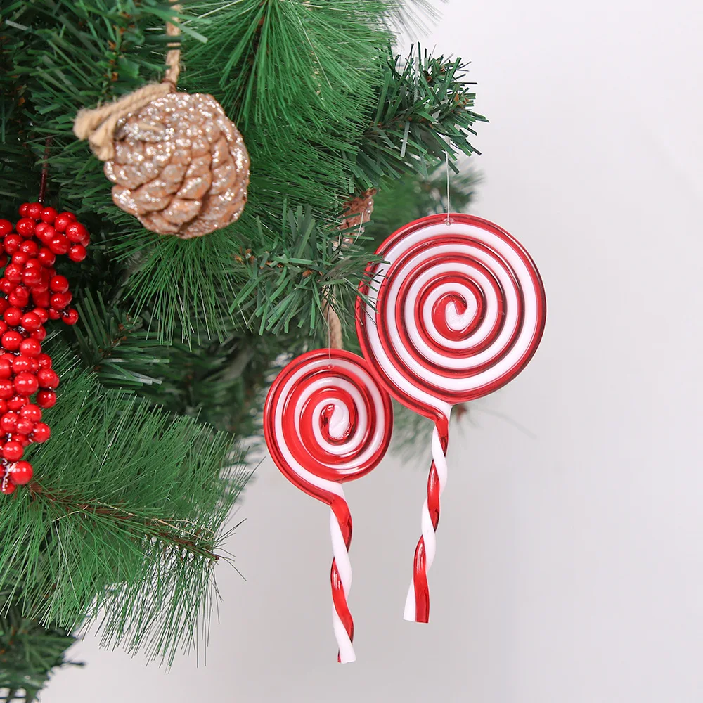 Christmas Decorations Lollipop Hotel Mall Props Tree Decoration Home Party New Year 2022 | Дом и сад