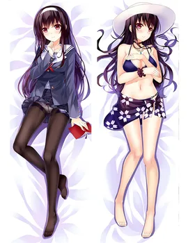 

saenai heroine no sodate-kata pillow Cover case Sexy girl 3D Double-sided Bedding Hugging Body pillowcase gifts