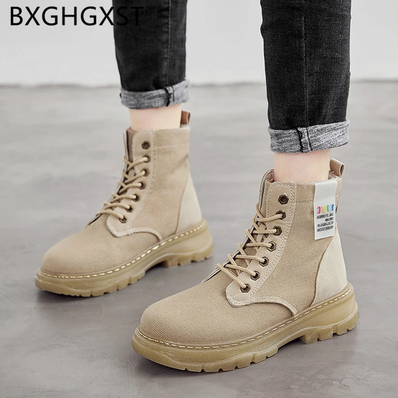 canvas boots ladies