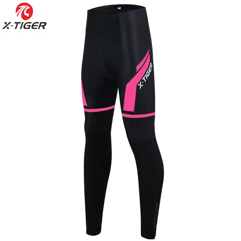 Pant X-Tiger Для женщин зимние Термальность флис трикотажный комплект для велоспорта супер теплая одежда для езды на горном велосипеде, спортивной велосипед Велосипедная форма - Цвет: Pant