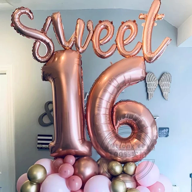 Globo de 30 cumpleaños de 30 cumpleaños, decoraciones de feliz cumpleaños  30, suministros de fiesta de cumpleaños número 30, globos de aluminio de