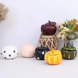 Новая искусственная пена Тыква коробка для хранения с крышкой конфеты Jar закуски контейнер держатели для подарков Хэллоуин украшения