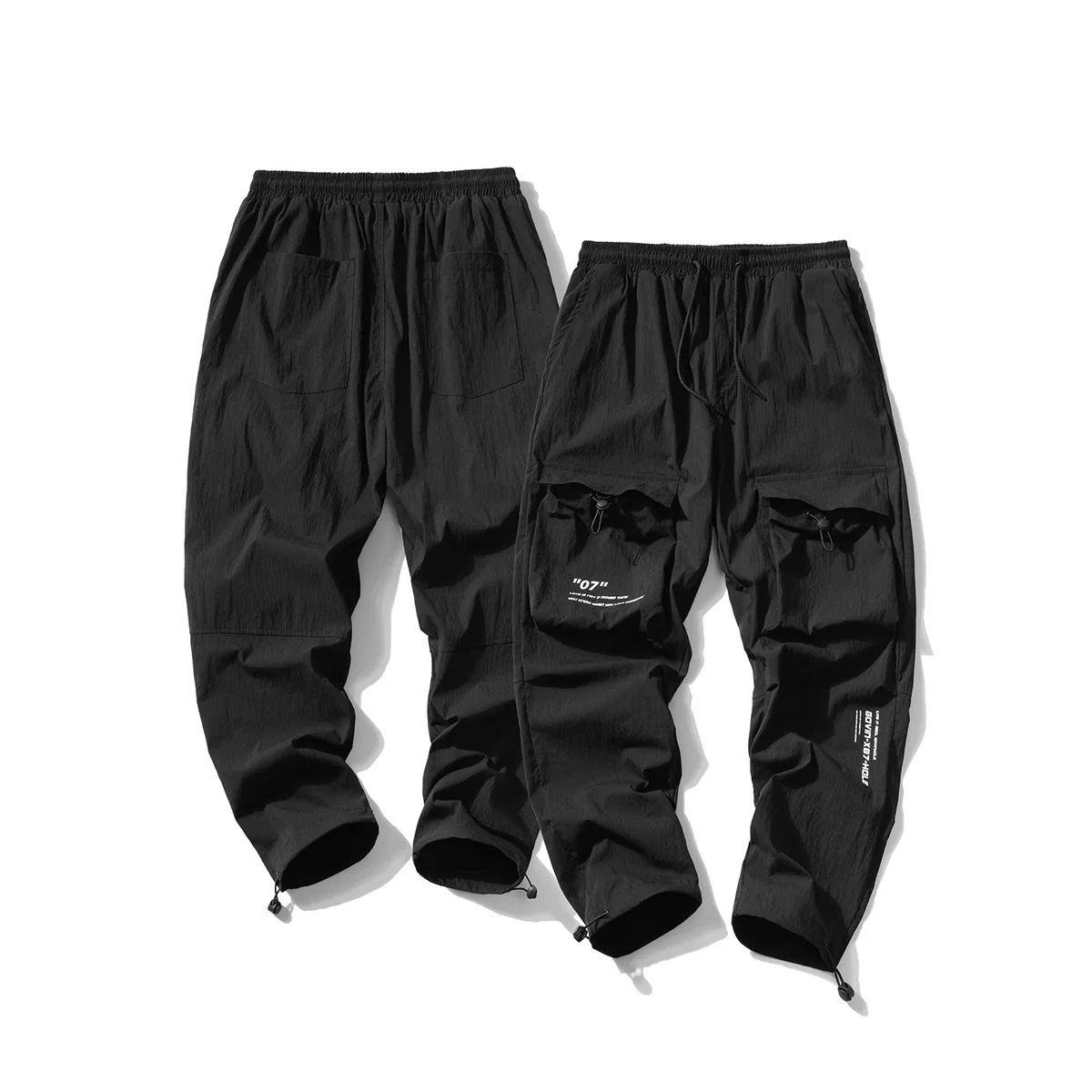 

Wu Navigation Simple Ankle Banded Pants Men's Loose-Fit Autumn Japanese-style Popular Brand Casual Pants INS Super Fire Bib Over