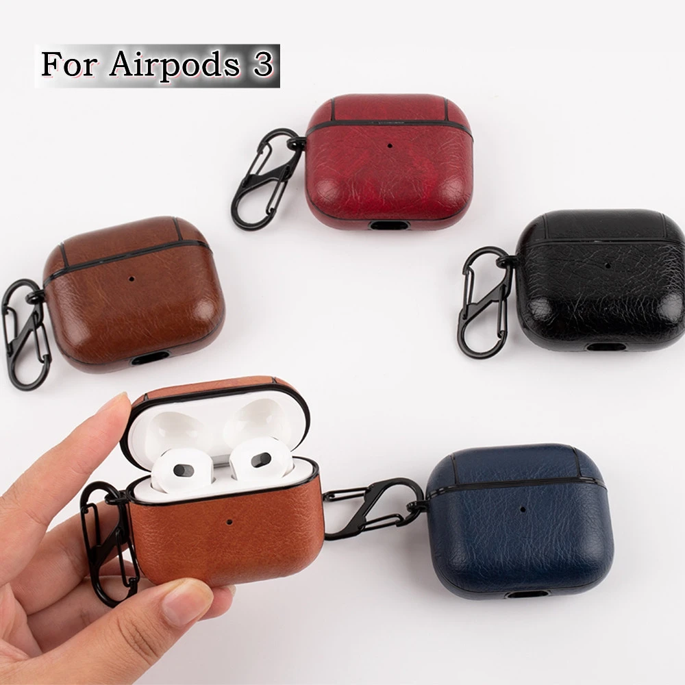 I read a book confirm Mordrin Leather Case For Apple Airpods 3 Cover Wireless Charge Earphones Protector  Cover with Anti lost Buckle For Airpods Pro 2 1 Cover|Earphone Accessories|  - AliExpress