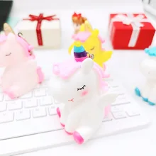 Южная Корея INS девушки сердце Розовый Единорог мечтательный мой маленький автомобиль брелок школьная сумка маленькая Подвеска сумка орнамент