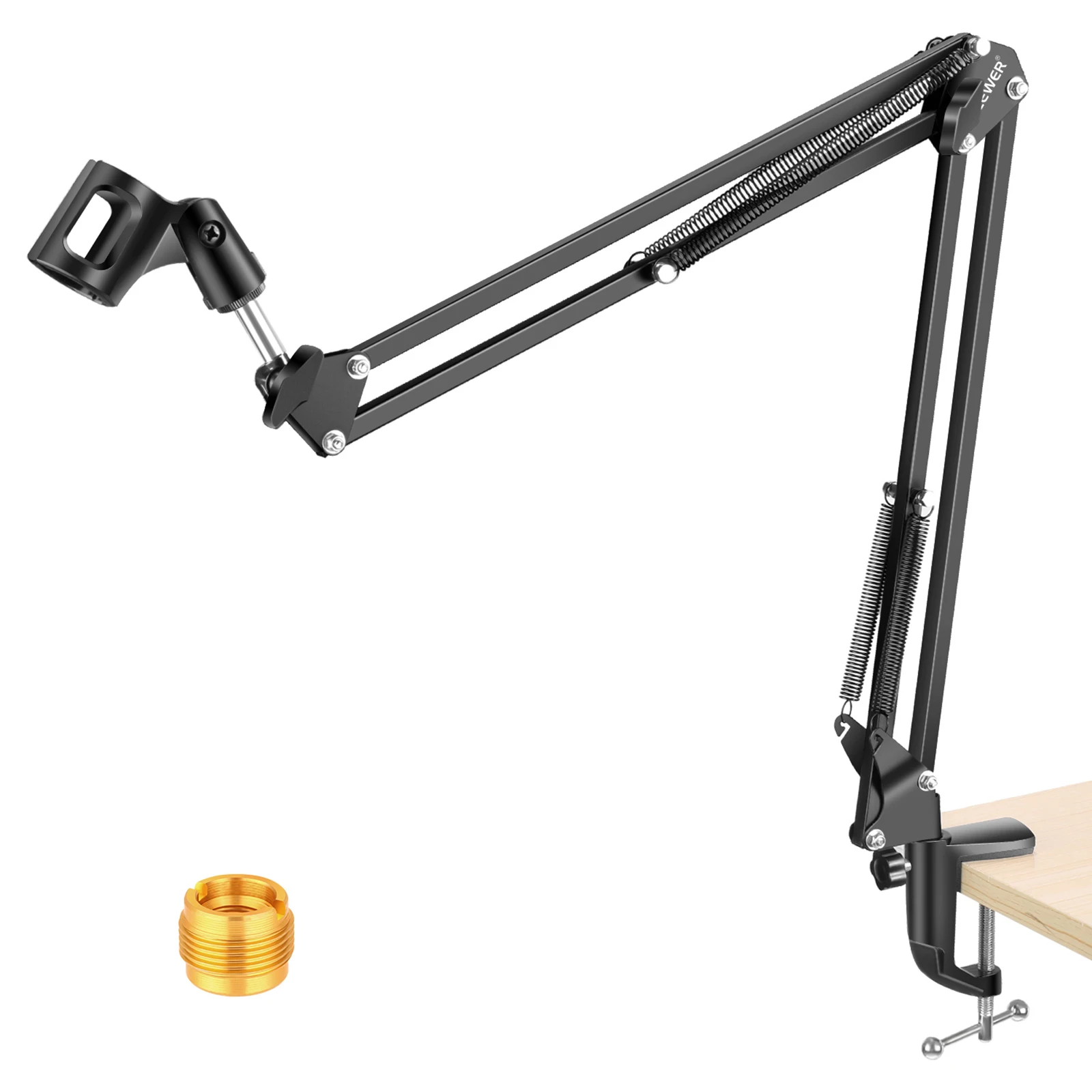 Neewer Extendable Recording Microphone Holder Suspension Boom Scissor Arm Stand Holder with Mic Clip Table Mounting Clamp - ANKUX Tech Co., Ltd