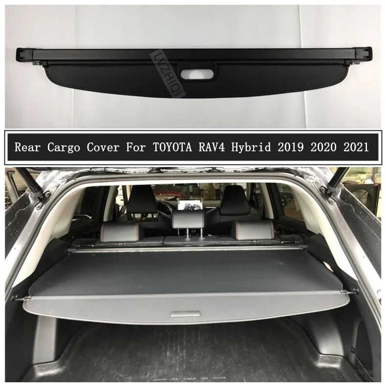 Задняя крышка Карго Для TOYOTA RAV4 Hybrid 2019 2020 2021 перегородка занавес экран навес