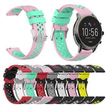 

Silicone Watch Band for Fossil Gen5 Carlyle HR Julianna HR Smart Watch Strap Replacement Wrist Band Bracelet Accessories