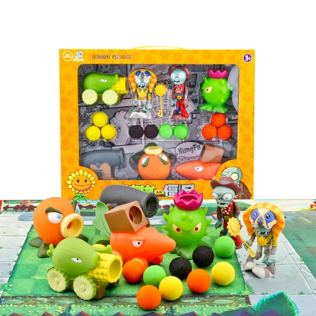 Brinquedo infantil para presente, 7 fábricas vs zumbi chocolate  carrocultivery cob, canhão zumbi, capuz, jogos de ejeção para crianças sem  caixa - AliExpress