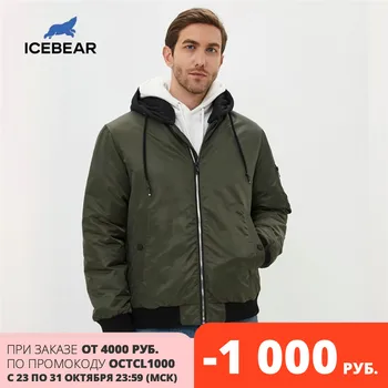 

ICEbear 2020 winter men's jacket casual hooded jacket new fashion cotton coat brand male brand clothing MWD20875I