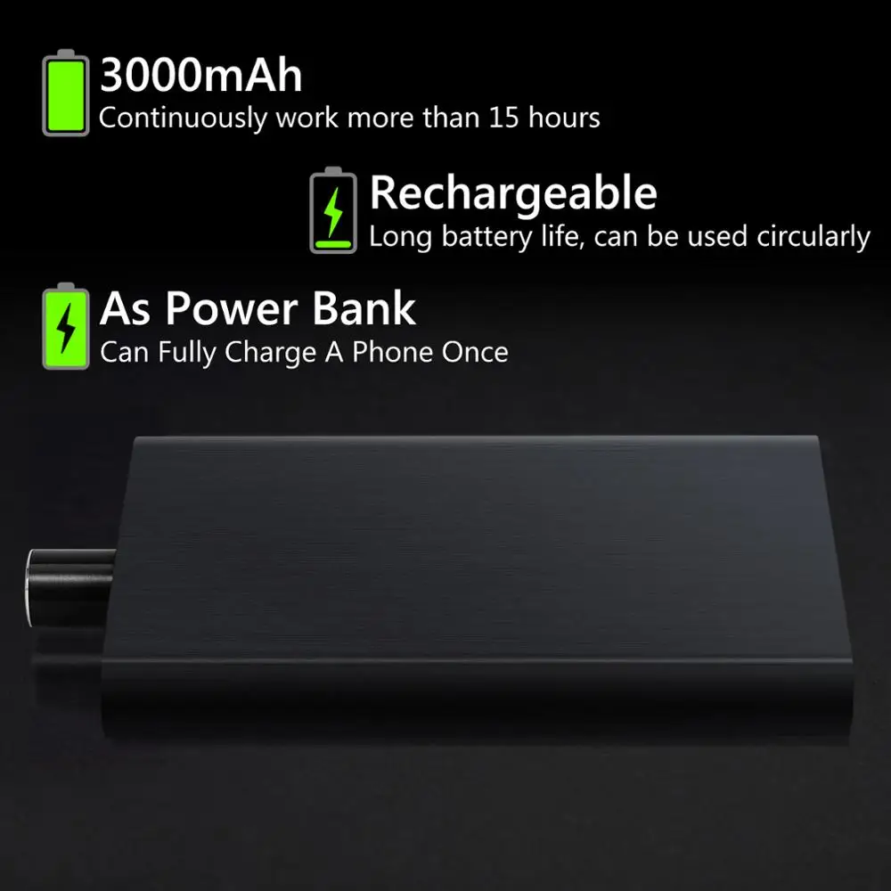 PROZOR HiFi Earphone Headphone Amplifier Buit in Power Bank 3 5mm AUX Portable Amplifier 16 300 For Mobile Phones Laptops