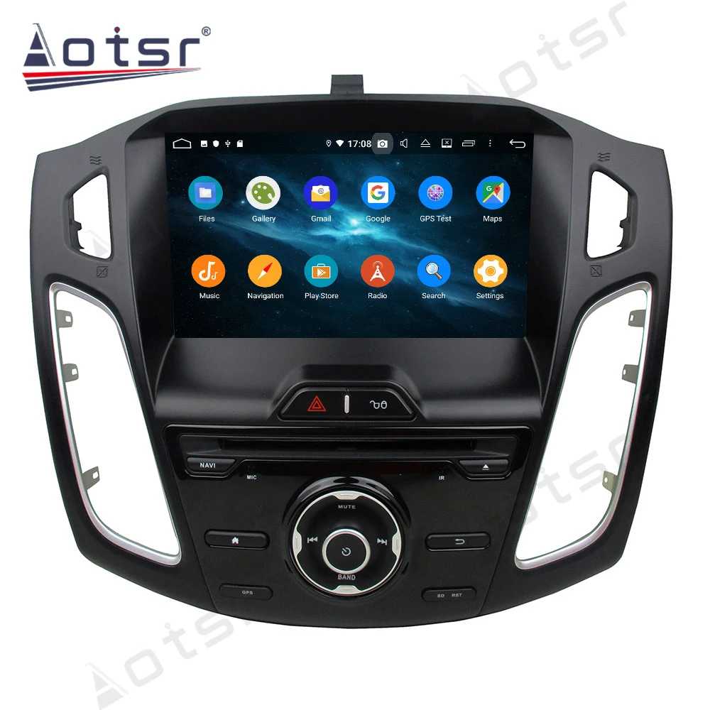 For Ford Focus 2012+ Android 10.0 4G+64GB Car Multimedia Player Radio GPS Navigation Car Stereo IPS Touch Screen DVD DSP Carplay