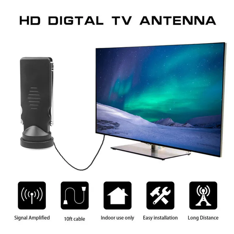 Hot Seller Tv-Antenna Digital Dual-Extendable Television/dab-Radio for with Rods mlKzeDjYY